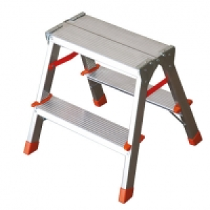 Tb Davies Light Duty 2 Tread Aluminium Hopup Stepladder &pound;43.00