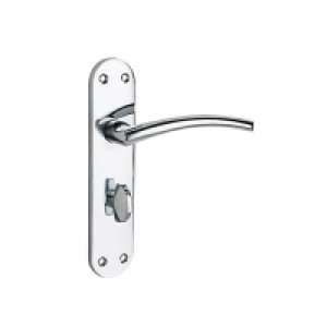 Wickes Dante Bathroom Door Handle - Polished Chrome 1 Pair £17.00