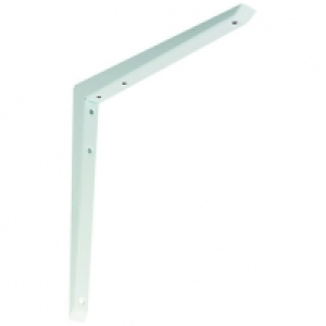 Wickes Hi-load Mitred Shelving Bracket White - 300 x 300mm £7.00