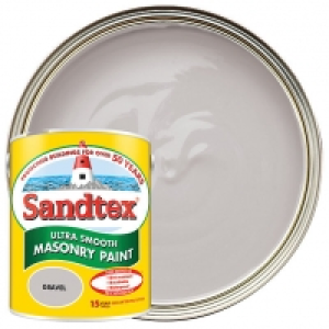 Sandtex Ultra Smooth Masonry Paint - Gravel 5L £25.00