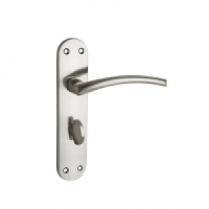 Wickes Dante Bathroom Door Handle - Satin Nickel 1 Pair £17.00