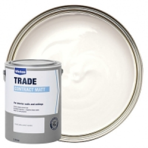 Wickes Trade Contract Matt Emulsion Pure Brilliant White 5L £12.00