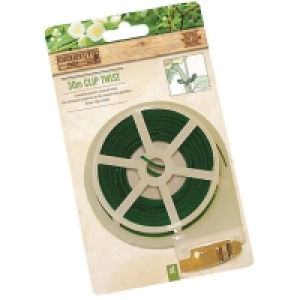 Gardman Plastic Wire Clip Twist - 30m