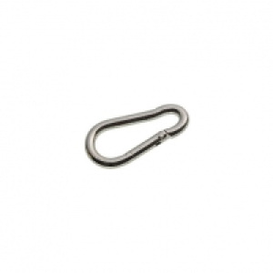 Wickes Bright Zinc Plated Carbine Hook 4mm Pack 2 &pound;0.99