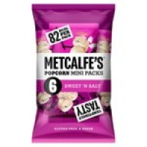Metcalfes skinny Sweet n Salt Multipack Popcorn x6 £1.25