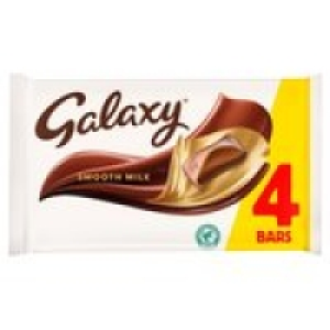 Galaxy Smooth Milk Chocolate Bars Multipack 4 x 42g