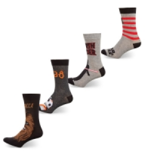 Mens Star Wars Socks 4 Pack