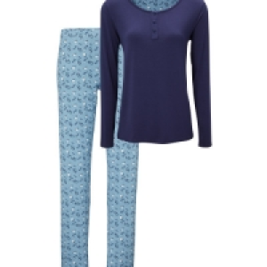 Avenue Blue Floral Ladies Pyjamas