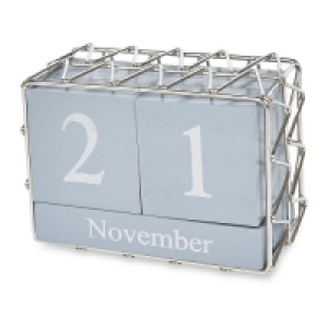 Grey/Silver Perpetual Calendar