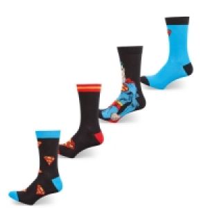 Mens Superman Socks 4 Pack £4.99