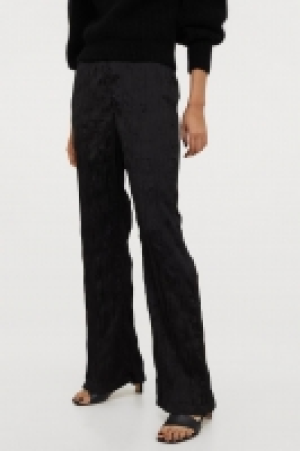 Wide satin trousers £20.00