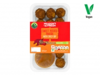 Medow Fresh Sweet Potato Pakora with Spicy Dip or Falafel wi