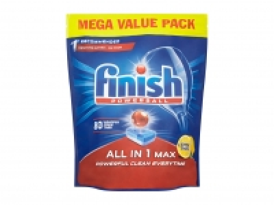 Finish Lemon Sparkle All-in-1 Max Dishwasher Tablets