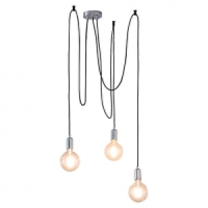 Studio 3 Light Pendant Light Chrome £59.00