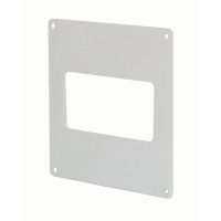 Wickes  Manrose PVC Rectangular Wall Plate - White 154mm