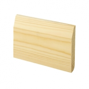 Wickes  Wickes Dual Purpose Large Round/Chamfered Pine Skirting - 15