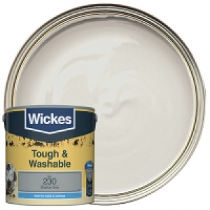 Wickes Shadow Grey - No. 230 Tough & Washable Matt Emulsion