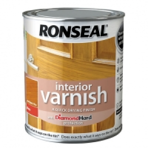 Wickes  Ronseal Interior Varnish - Gloss Antique Pine 750ml