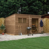 Wickes  Mercia 12 x 8ft Pent Pressure Treated Shed