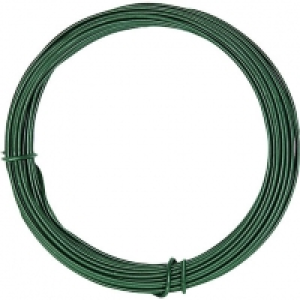 Wickes PVC Coated Garden Wire - 3.5mm x 20m £9.00