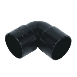 FloPlast WS10B Solvent Weld Waste 90 Deg Bend - Black 32mm £0.75