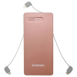 BMStores  Goodmans 3-in-1 Power Bank 5000mAh - Rose Gold