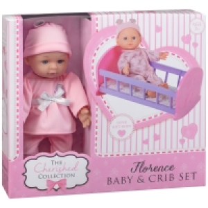 Baby & Crib Set - Florence £9.99