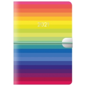 A5 Fashion Planner Diary 2021 - Rainbow