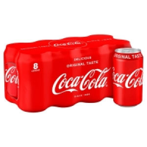 Coca-Cola 8 x 330ml &pound;4.00