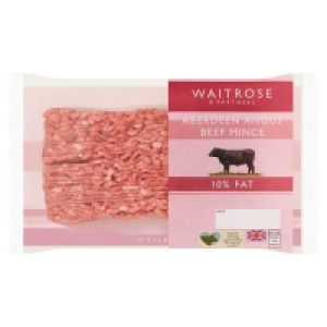 Waitrose Aberdeen Angus Beef Lean Mince 10% Fat £3.75
