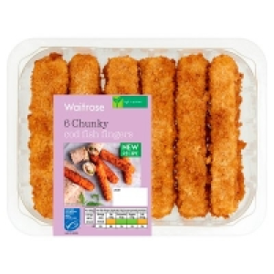 Waitrose 6 Chunky Cod Fish Fingers £4.50