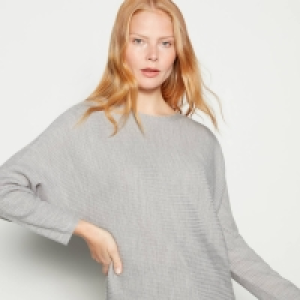 Principles Grey Ribbed Dolman Jumper