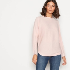 Principles Light Pink Ribbed Dolman Jumper