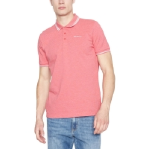 Ben Sherman Pink Tipped Cotton Polo Shirt