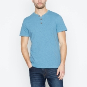 Blue Y-Neck Cotton T-Shirt £10.00