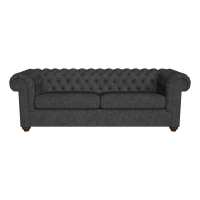 Debenhams Debenhams 4 Seater Textured Weave Chesterfield Sofa