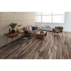 EGGER HOME Grey Perganti Walnut 12mm Laminate Flooring £24.00
