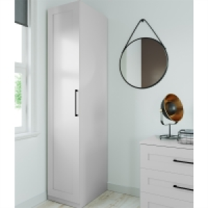 Modular Bedroom Shaker Single Wardrobe - Grey