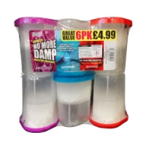 Scented No More Damp Moisture Absorber 6 Pack £4.99