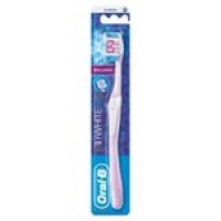 Morrisons  Oral-B 3D White Brilliance Manual Toothbrush Medium
