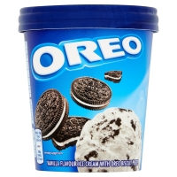 Iceland  Oreo Vanilla Flavour Ice Cream with Oreo Biscuit Pieces 480m