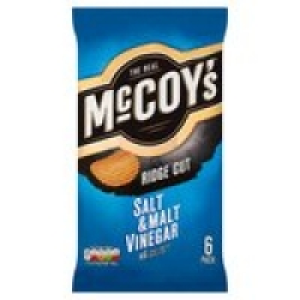 McCoys Salt & Malt Vinegar Multipack Crisps 6 Pack £1.75