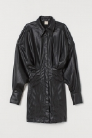 Imitation leather dress £20.00
