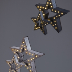 Kirkton House Wooden Stars 2 Pack £14.99