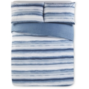 Stripes Print King Size Duvet Set