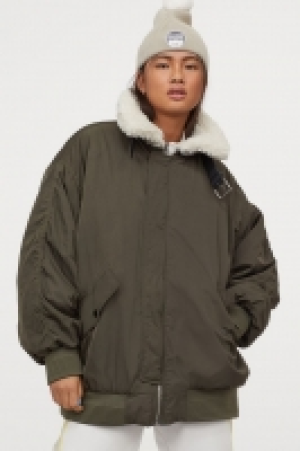 Oversized bomber jacket £20.00