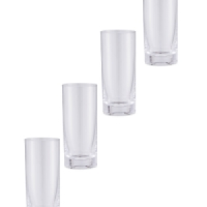 Clear Hi-Ball Glasses 4 Pack