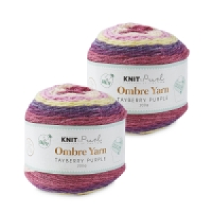 So Crafty Tayberry Ombre Yarn 2 Pack