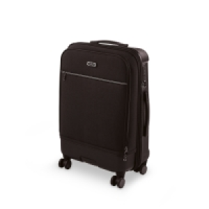 Aldi  Medium Black Hybrid Suitcase