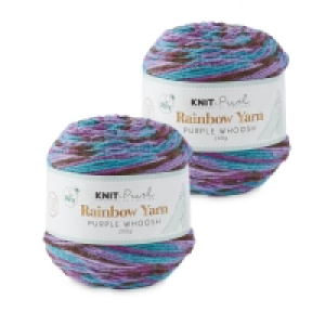 So Crafty Whoosh Rainbow Yarn 2 Pack